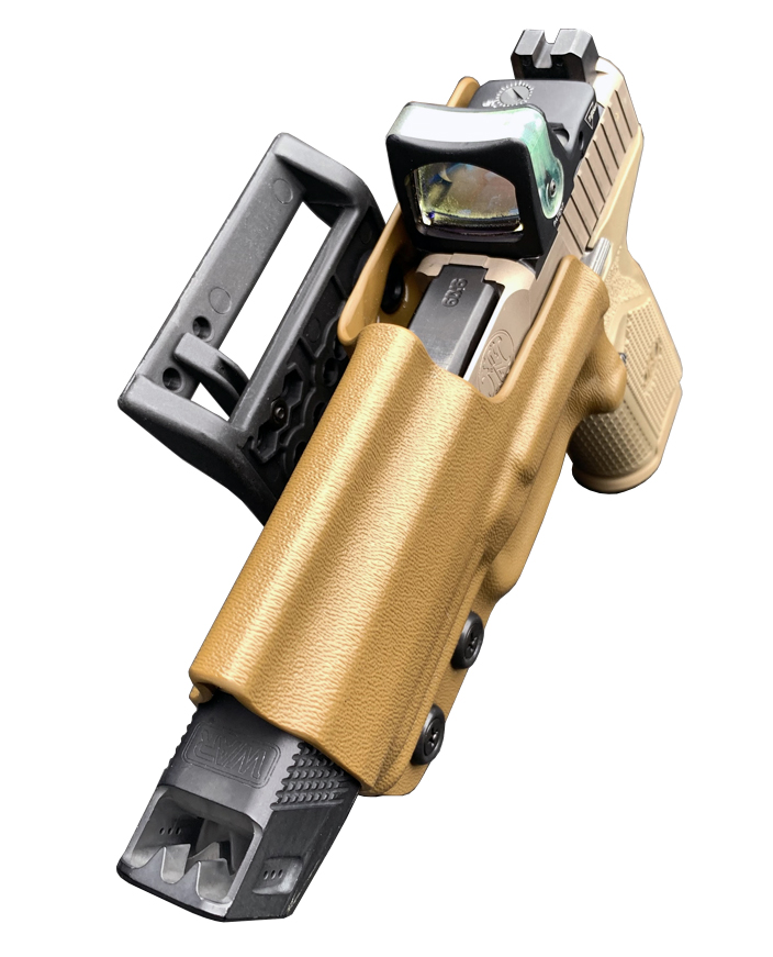 FN 509 Tactical Holster with RMR and Compensator FN 509 Tactical Holster with RMR and Compensator